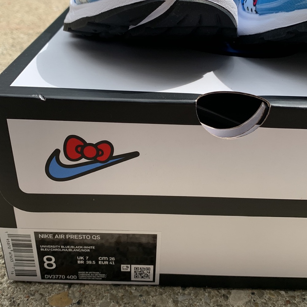 New Hello Kitty X Nike Air Presto QS size 8M/9.5 W - Picture 14 of 16